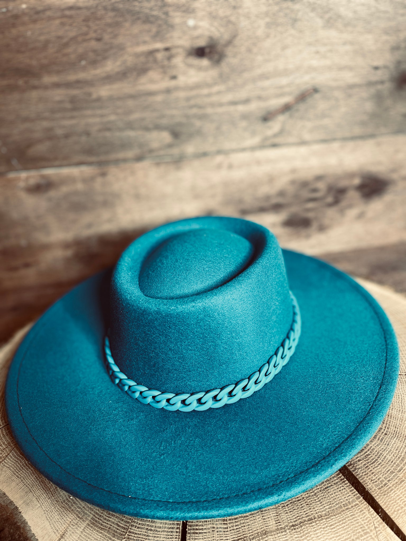 Victoria Turquoise Hat